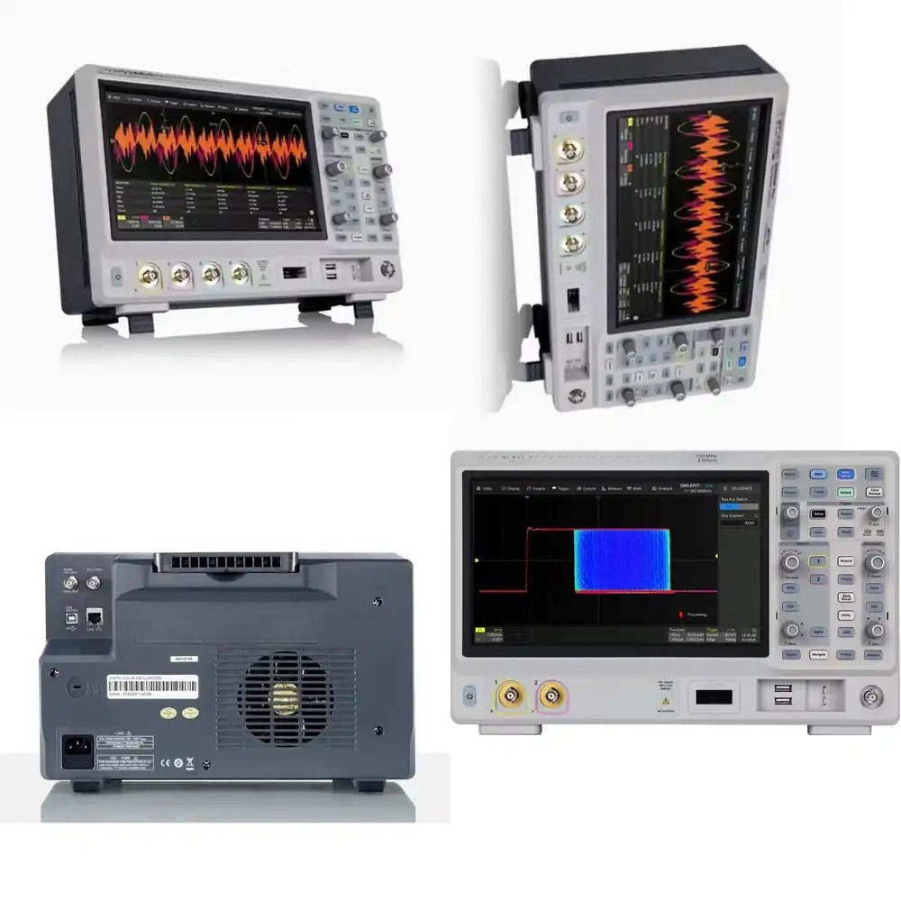 Digital Storage Oscilloscope 100Mhz - 100MHz 4-Kanal Digitales Speicheroszilloskop SDS2104X Plus,