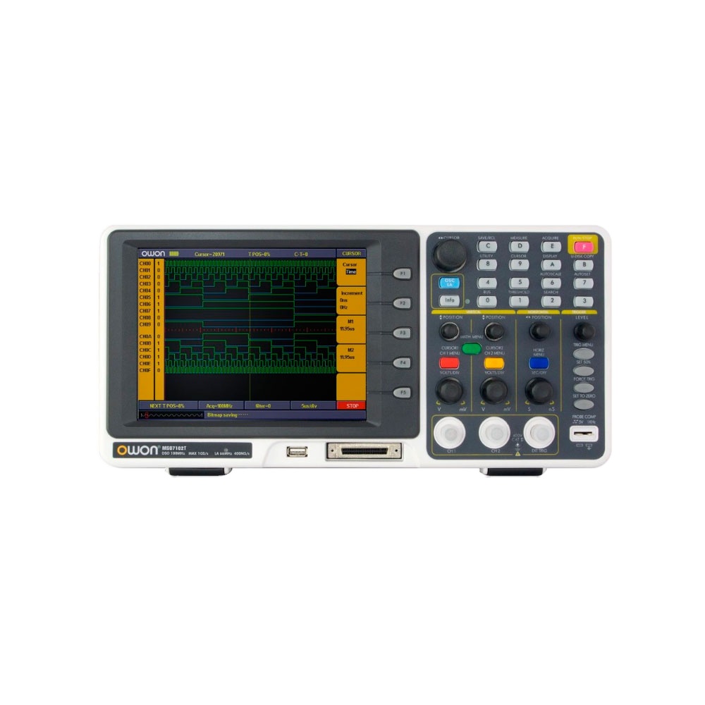 Digital Storage Oscilloscope 100Mhz - OWON MSO7102T Digitales Speicheroszilloskop Logikanalysator 2