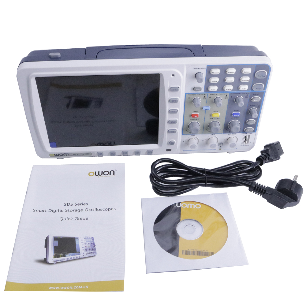 Digital Storage Oscilloscope 100Mhz - OWON SDS7102 Digitales Speicheroszilloskop 100MHz 8