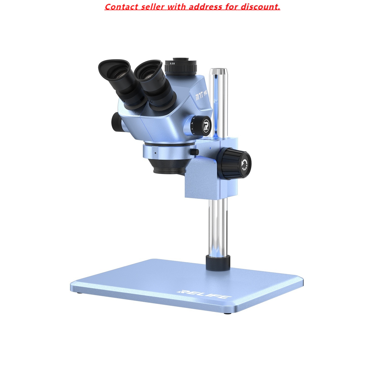 Stereo Trinocular Microscope Pcb - RELIFE RL-M7T Pro-B11 Trinokular HD Stereo