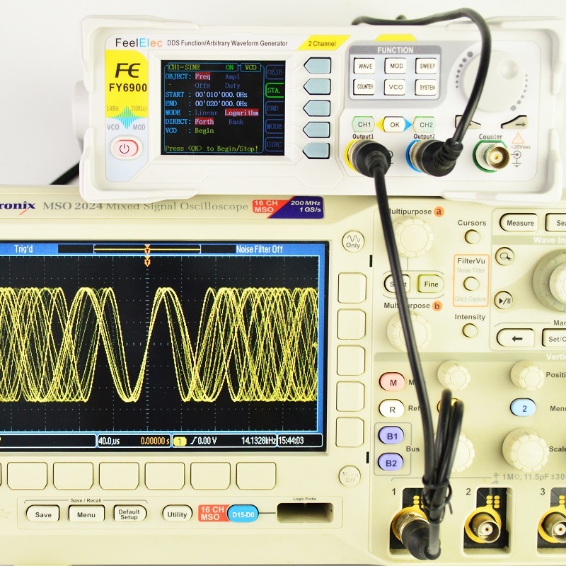 Function Arbitrary Waveform Generator - Feelelec FY6900 0–60 MHz digitale Signalgeneratorfunktion