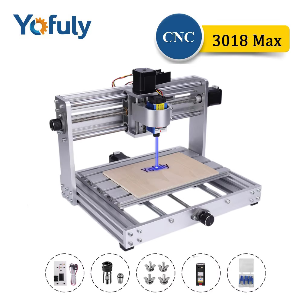 Mini Laser Engraver Cnc Router - CNC 3018 Max Metallgravurmaschine mit 200