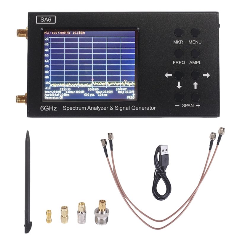 Signal Generator Spectrum Analyzer - B23B SA6 Handgehaltener Spektrumanalysator Signalgenerator mit