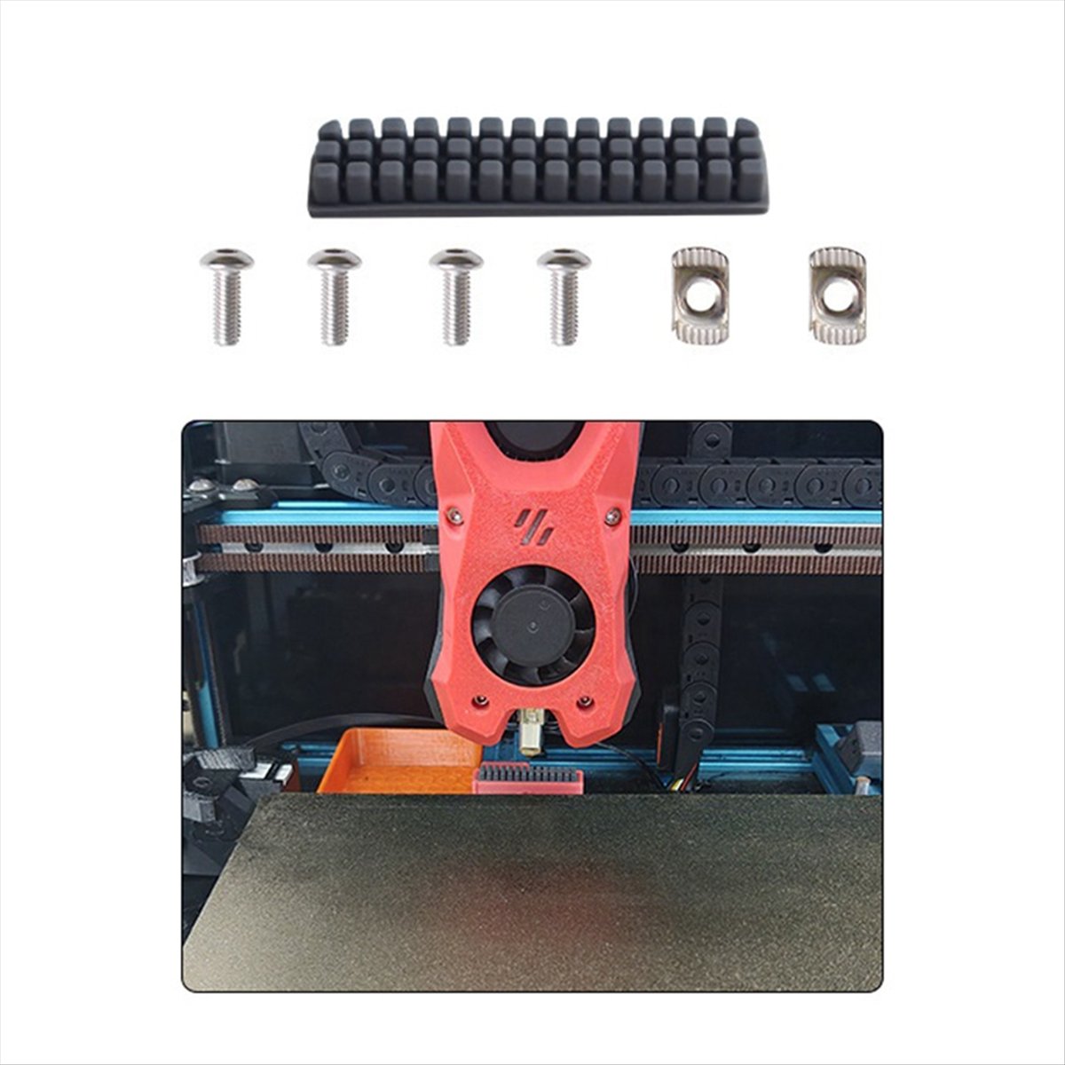 Voron 2.4 R2 Kit - (B63C) Für Voron 2.4 R2 Düsen-Silikonbürste