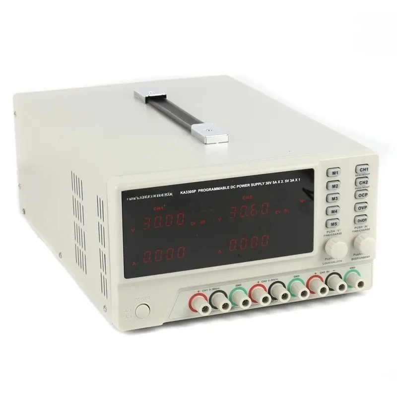 Linear Lab Power Supply Adjustable - Präzises, programmierbares, einstellbares Labor-Schaltnetzteil, digitales dreifach