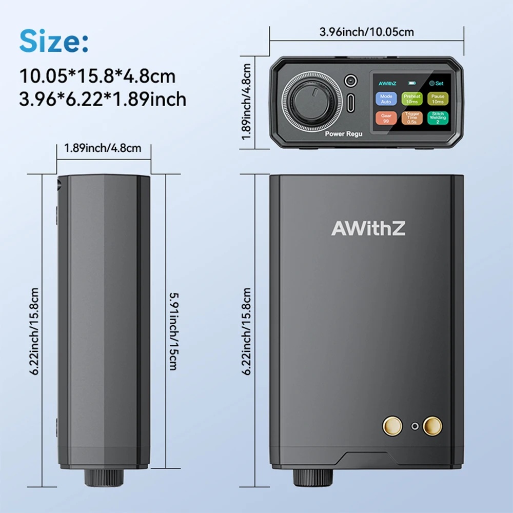 Spot Welder 18650 Battery Pack - Awithz UK3 Tragbares Akku-Punktschweißgerät DIY Mini-Schweißmaschine