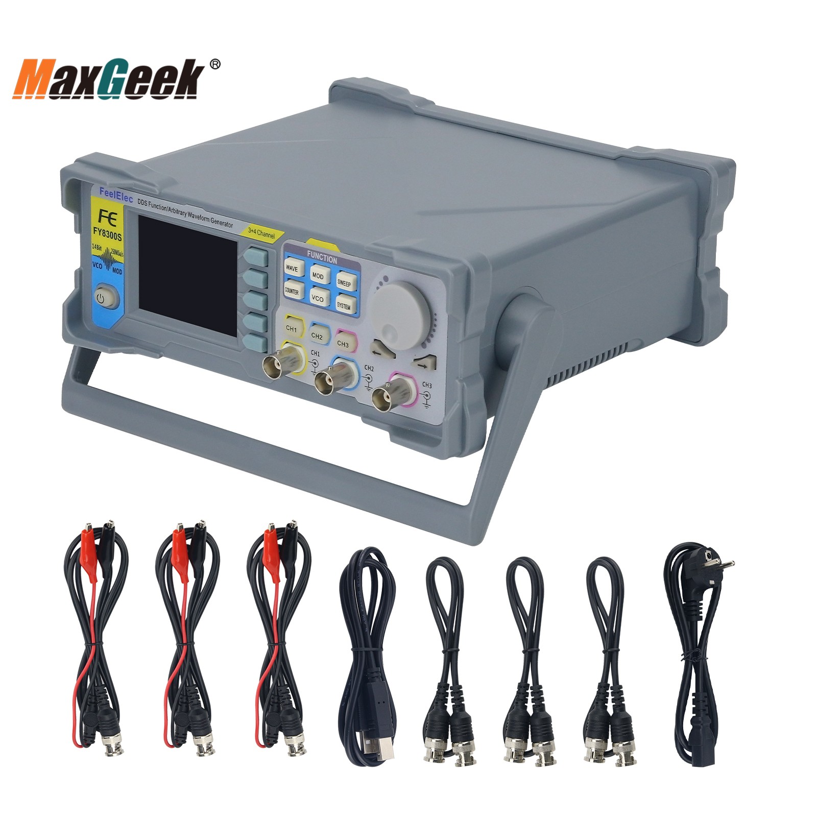 Function Arbitrary Waveform Generator - Maxgeek FY8300S-20M 20 MHz 40 MHz