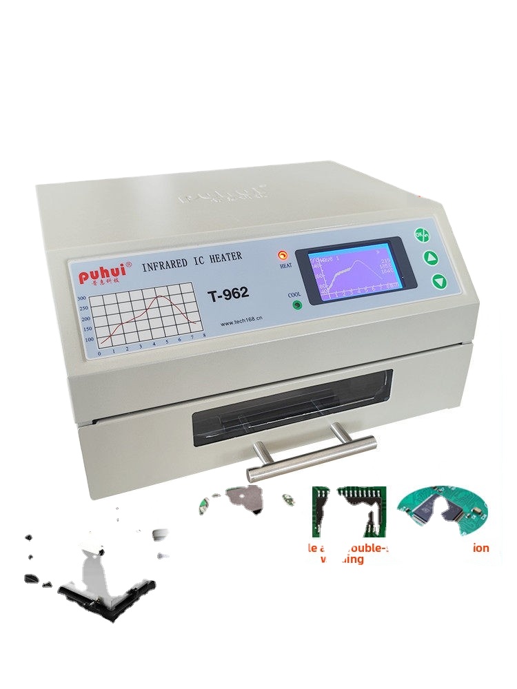 Reflow Oven Pcb T962 - Puhui T962 Kleiner Wirtschaftlicher PCB-Reflow-Ofen Infrarot-IC-Heizgerät
