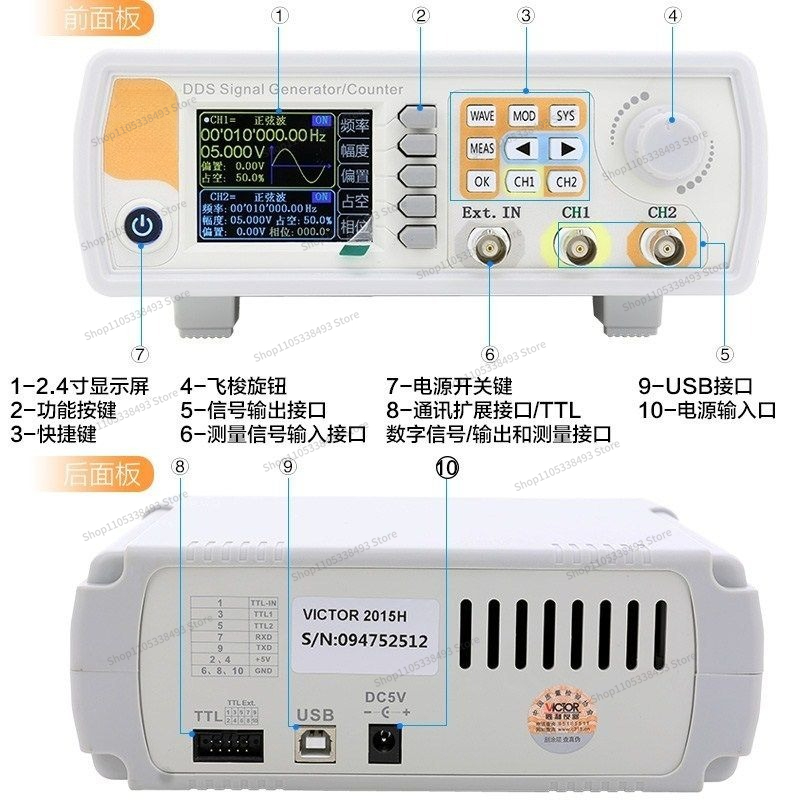 Für Dual-Channel-Funktion Arbi – Function Arbitrary Waveform Generator Bewertung und Preis