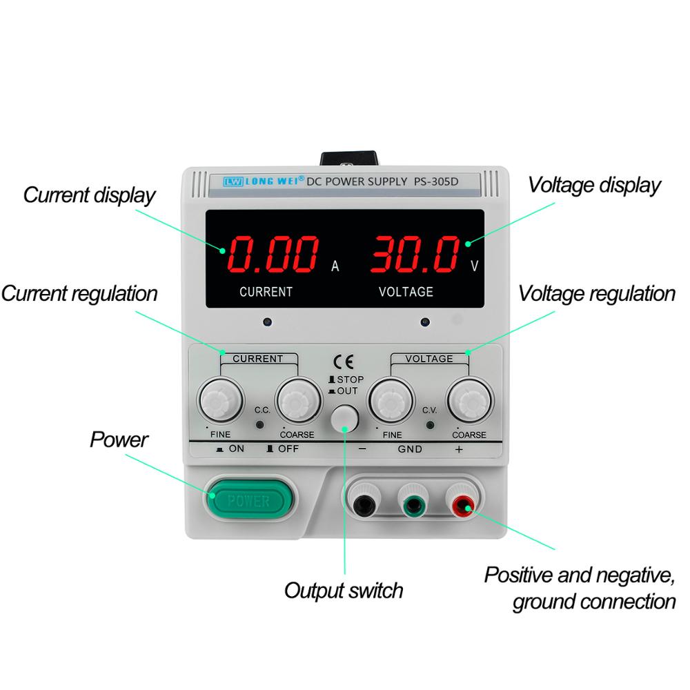 LW PS-305D 302D 303D 6402D 640 – Linear Lab Power Supply Adjustable Bewertung und Preis