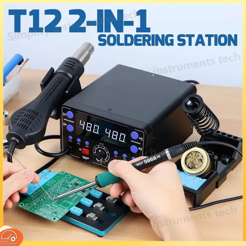 775W Lötstation 2-in-1 Heißluf – Hot Air Rework Station T12 Bewertung und Preis