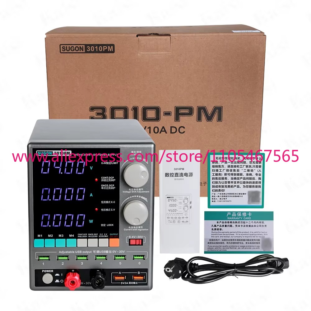 1 Stück 3010PM geregeltes Glei – Linear Lab Power Supply Adjustable Bewertung und Preis