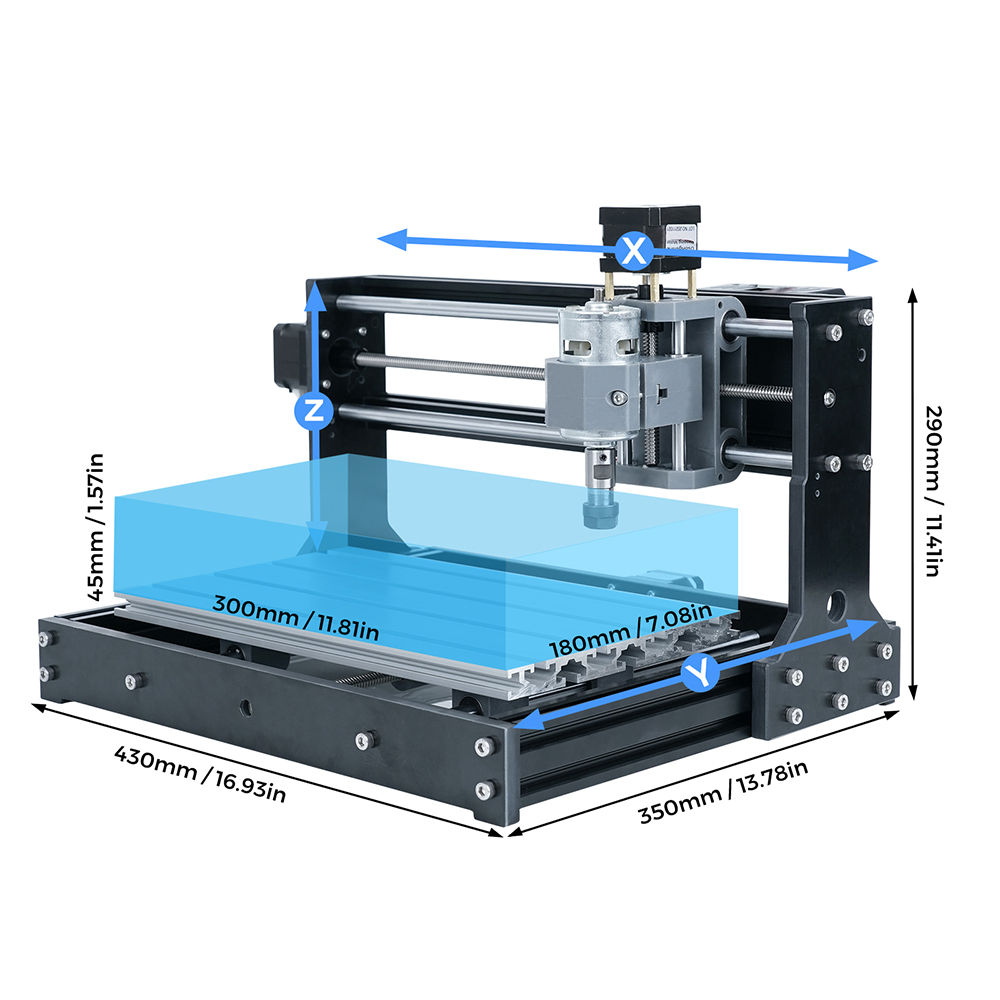 TWOTREES CNC 3018 Mini kleiner – Mini Laser Engraver Cnc Router Bewertung und Preis