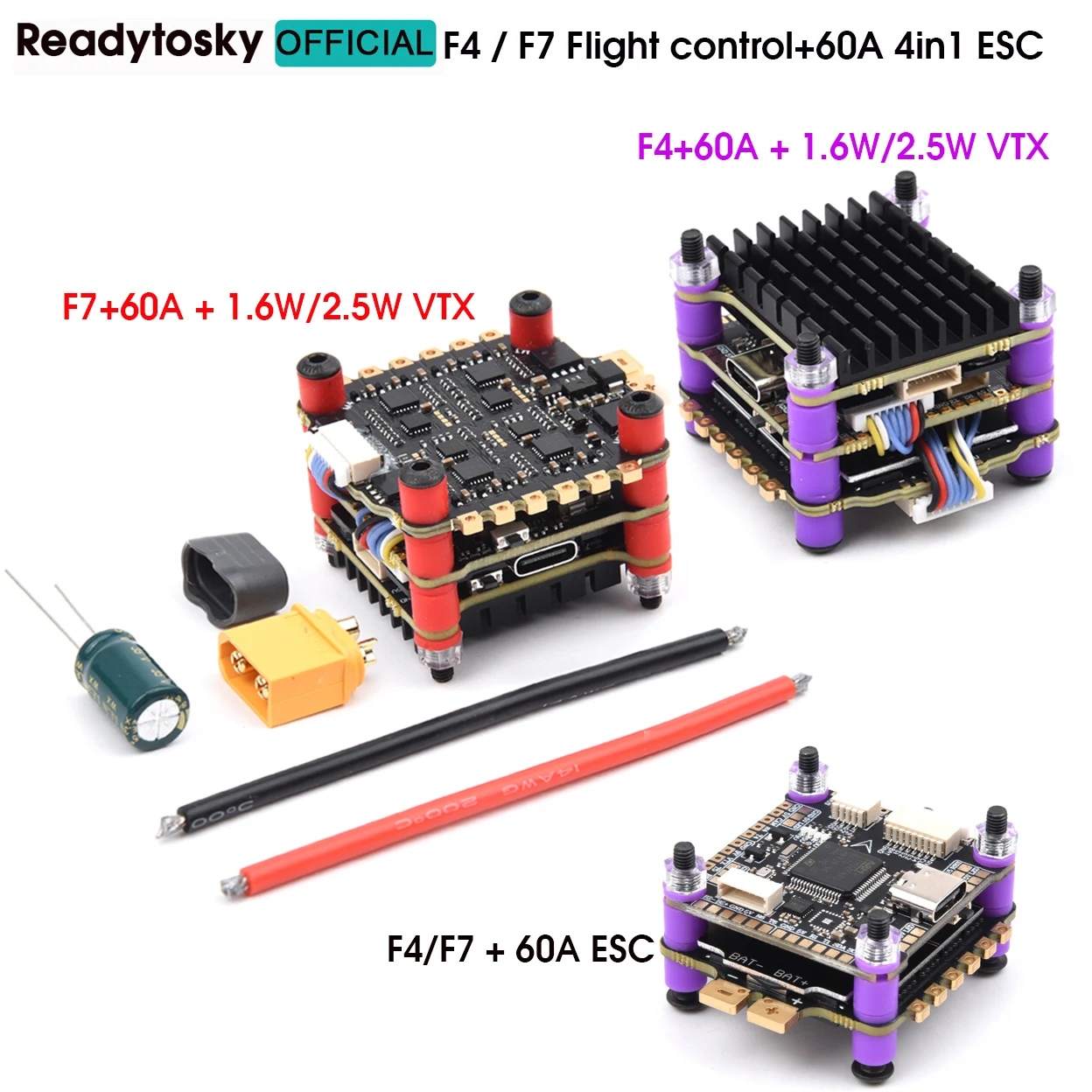 4,9G-5,8G 1,6 W/2,5 W VTX + F7 – Fpv Flight Controller F7 Stack 60A Bewertung und Preis
