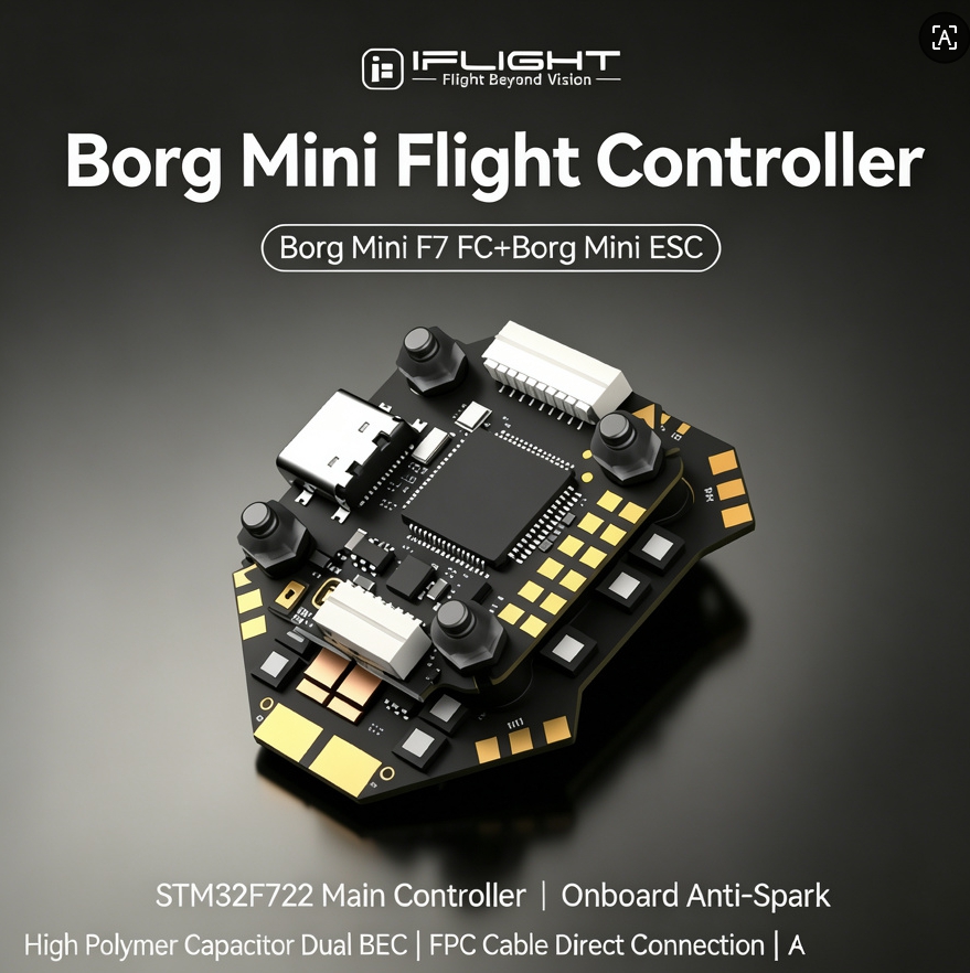 IFlight Borg F7 Mini Stack ICM – Fpv Flight Controller F7 Stack 60A Bewertung und Preis