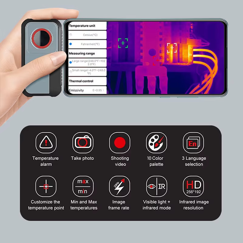 256*192 Pixel Wärmebildkamera  – Thermal Imaging Camera Pcb Repair Bewertung und Preis