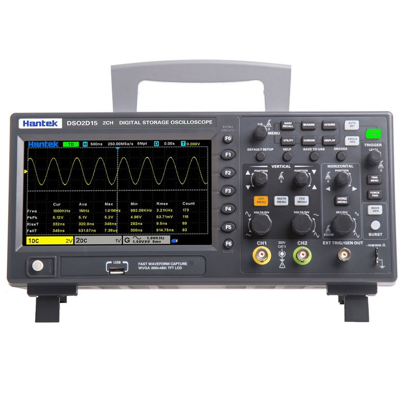 Neu auf Lager: Hantek DSO2C10  – Digital Storage Oscilloscope 100Mhz Bewertung und Preis