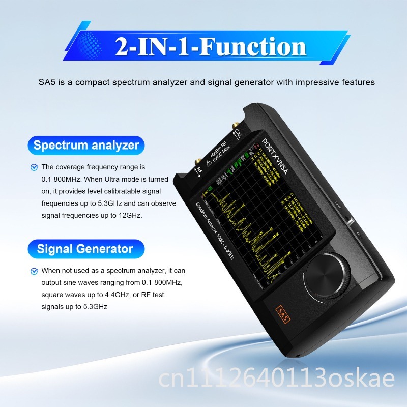 SA5 Multifunktionaler Handheld – Signal Generator Spectrum Analyzer Bewertung und Preis