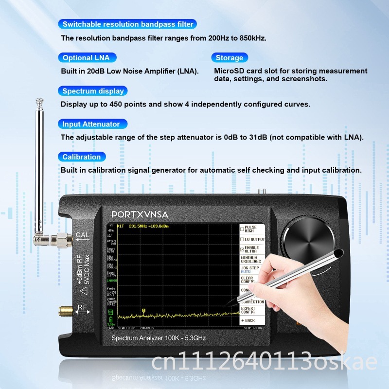 SA5 Multifunktionaler Handheld – Signal Generator Spectrum Analyzer Bewertung und Preis