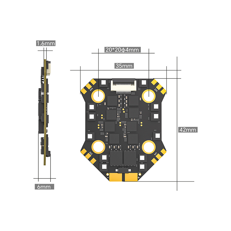 VoidFly für Borg-F7 Mini Stack – Fpv Flight Controller F7 Stack 60A Bewertung und Preis