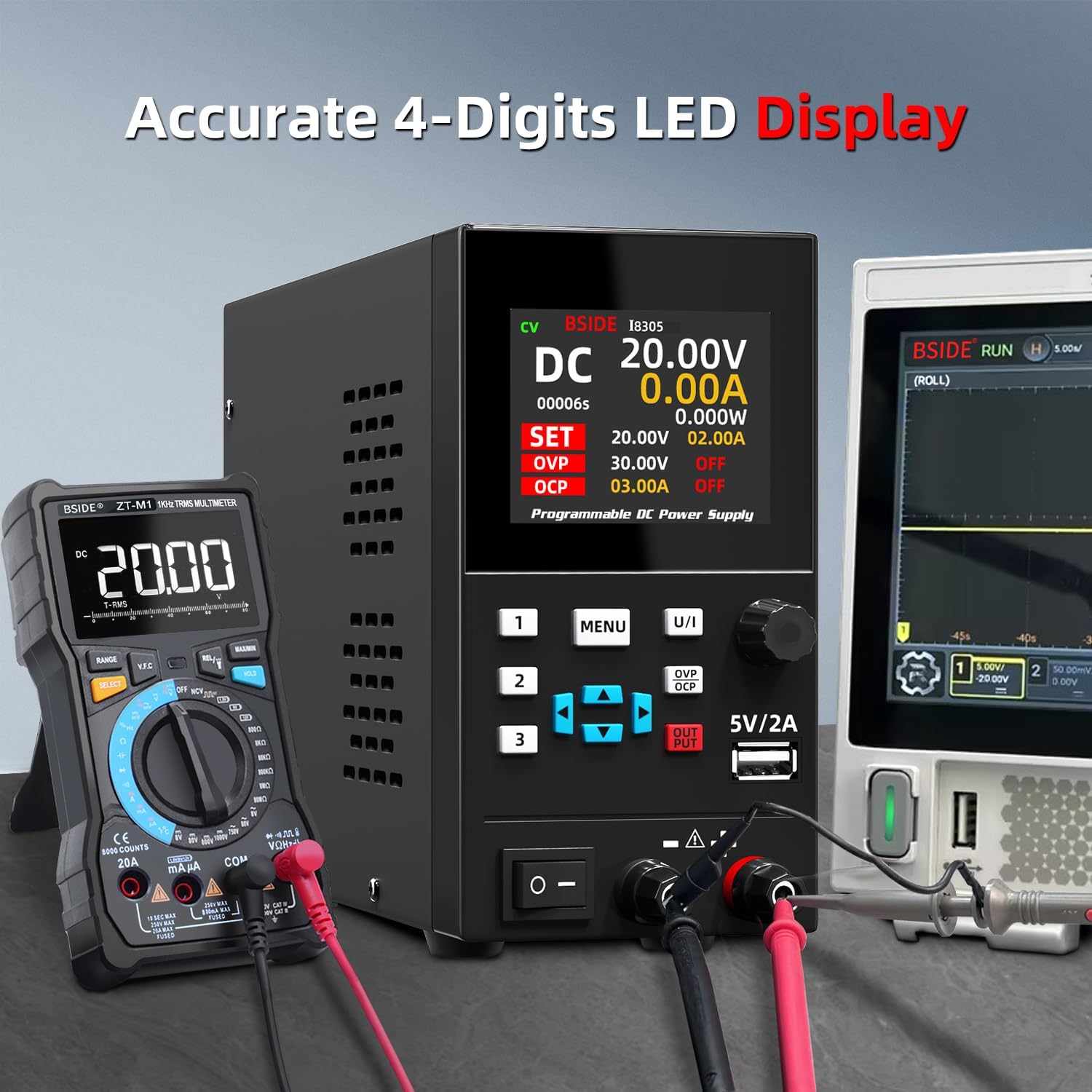BSIDE DC Laborgeregeltes Netzt – Programmable Dc Power Supply 30V 10A Bewertung und Preis