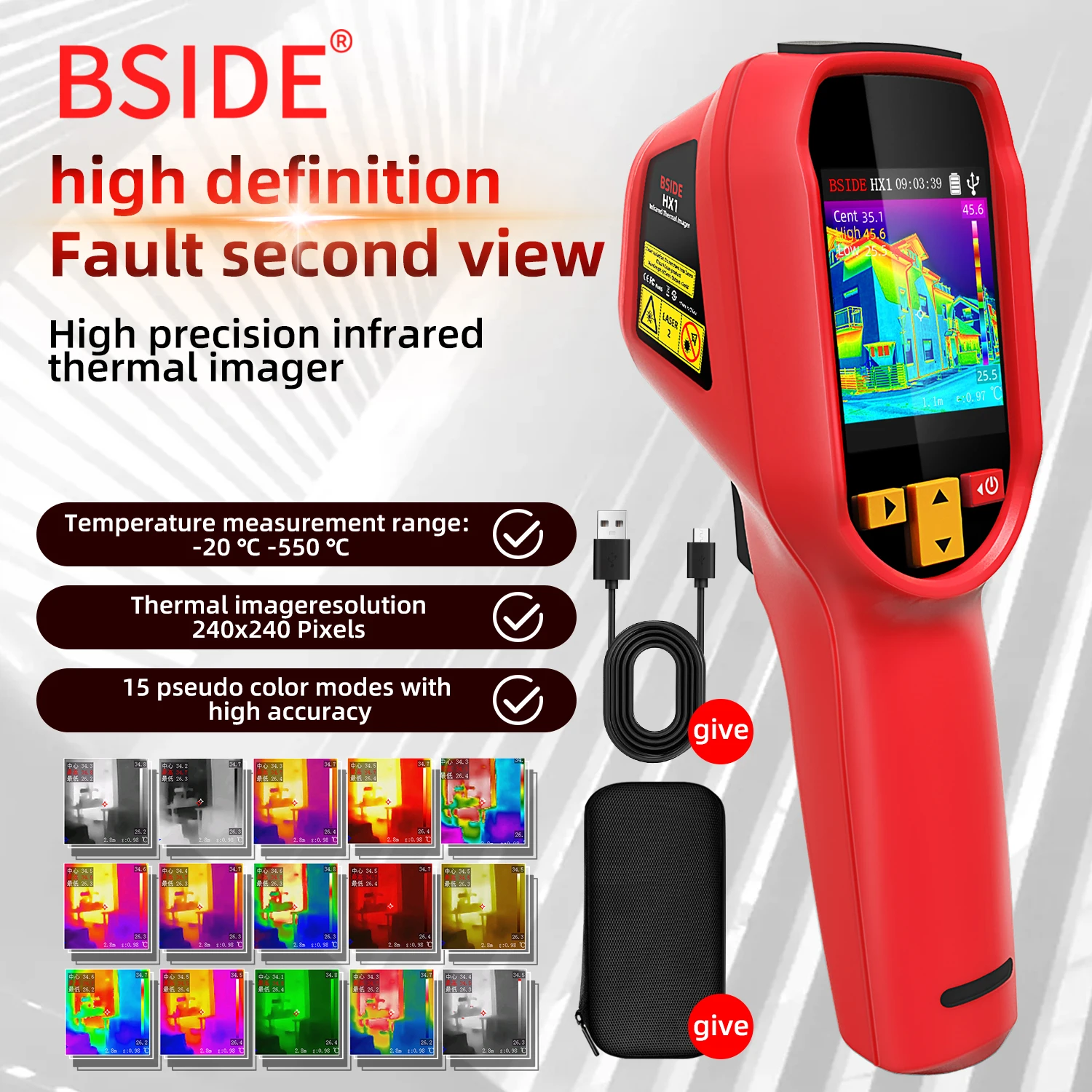 BSIDE HX1 240X240 Wärmebildkam – Thermal Imaging Camera Pcb Repair Bewertung und Preis