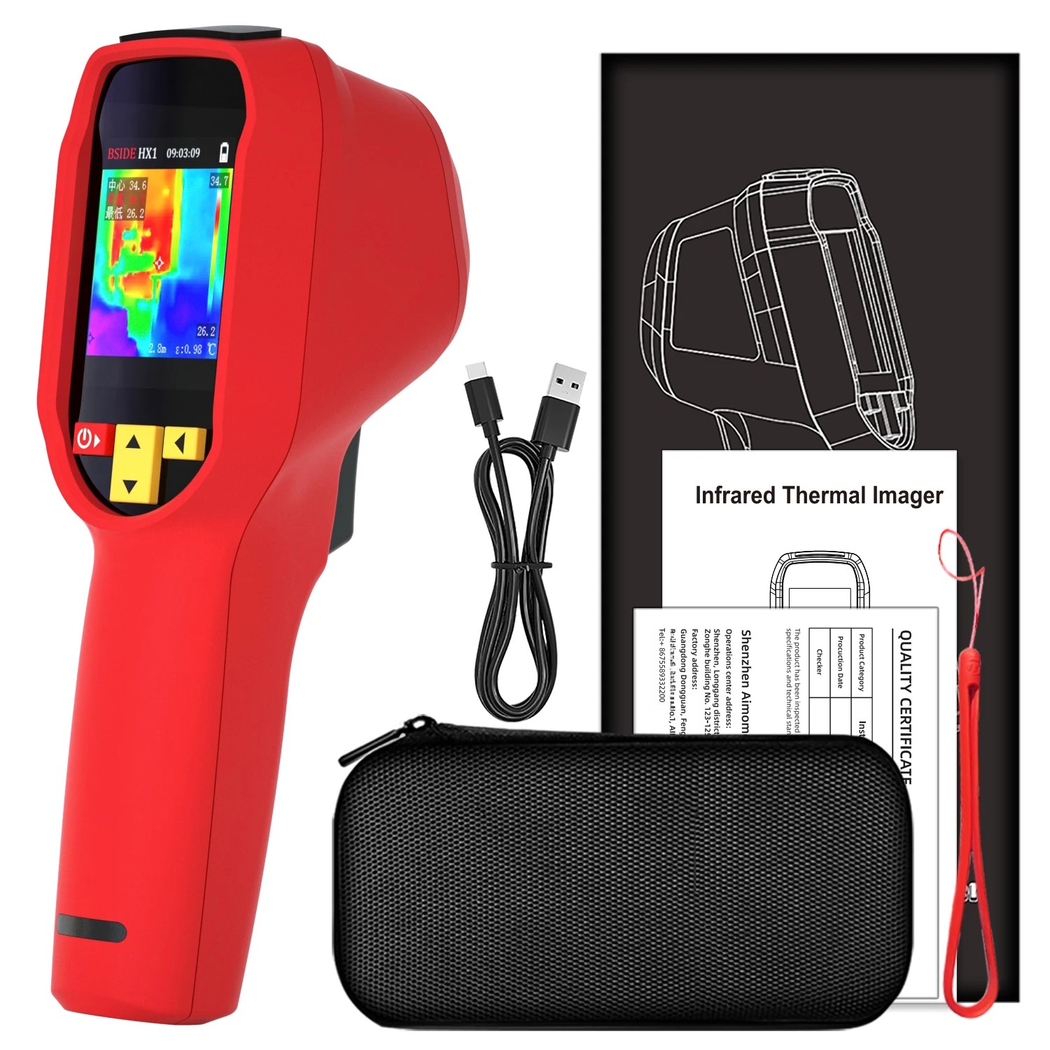 BSIDE HX1 240X240 Wärmebildkam – Thermal Imaging Camera Pcb Repair Bewertung und Preis