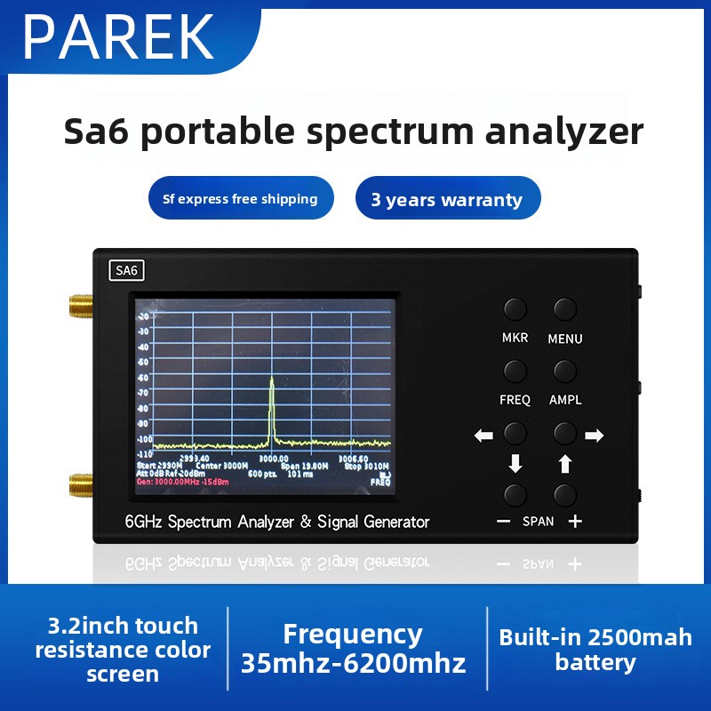 SA6 6GHz 3,2 Zoll Handheld-Spe – Signal Generator Spectrum Analyzer Bewertung und Preis