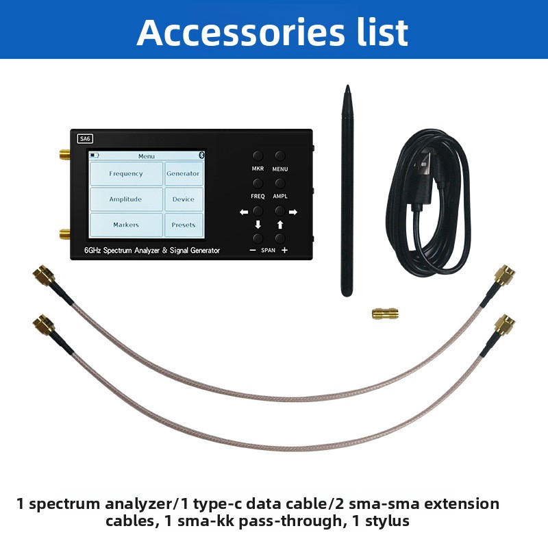 SA6 6GHz 3,2 Zoll Handheld-Spe – Signal Generator Spectrum Analyzer Bewertung und Preis