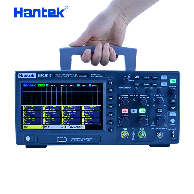 Hantek DSO2C10 2C15 2D10 2D15  – Digital Storage Oscilloscope 100Mhz Bewertung und Preis