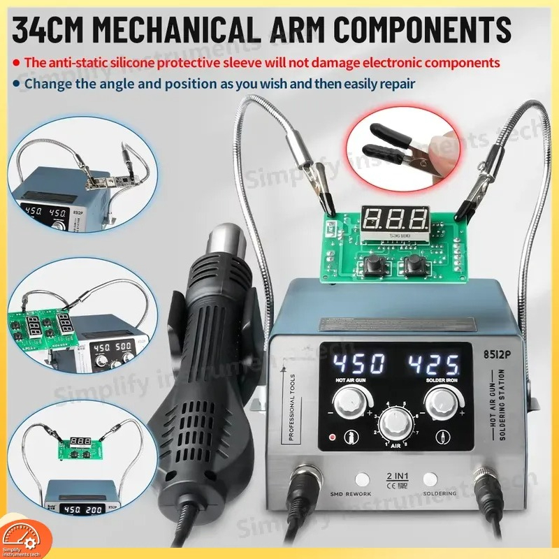 8512P Lötstation 700W 2-in-1 H – Hot Air Rework Station T12 Bewertung und Preis