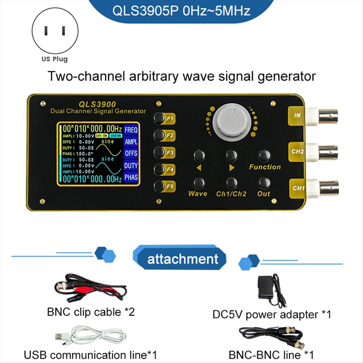 OKgood 2,4 Zoll TFT DDS-Funkti – Function Arbitrary Waveform Generator Bewertung und Preis