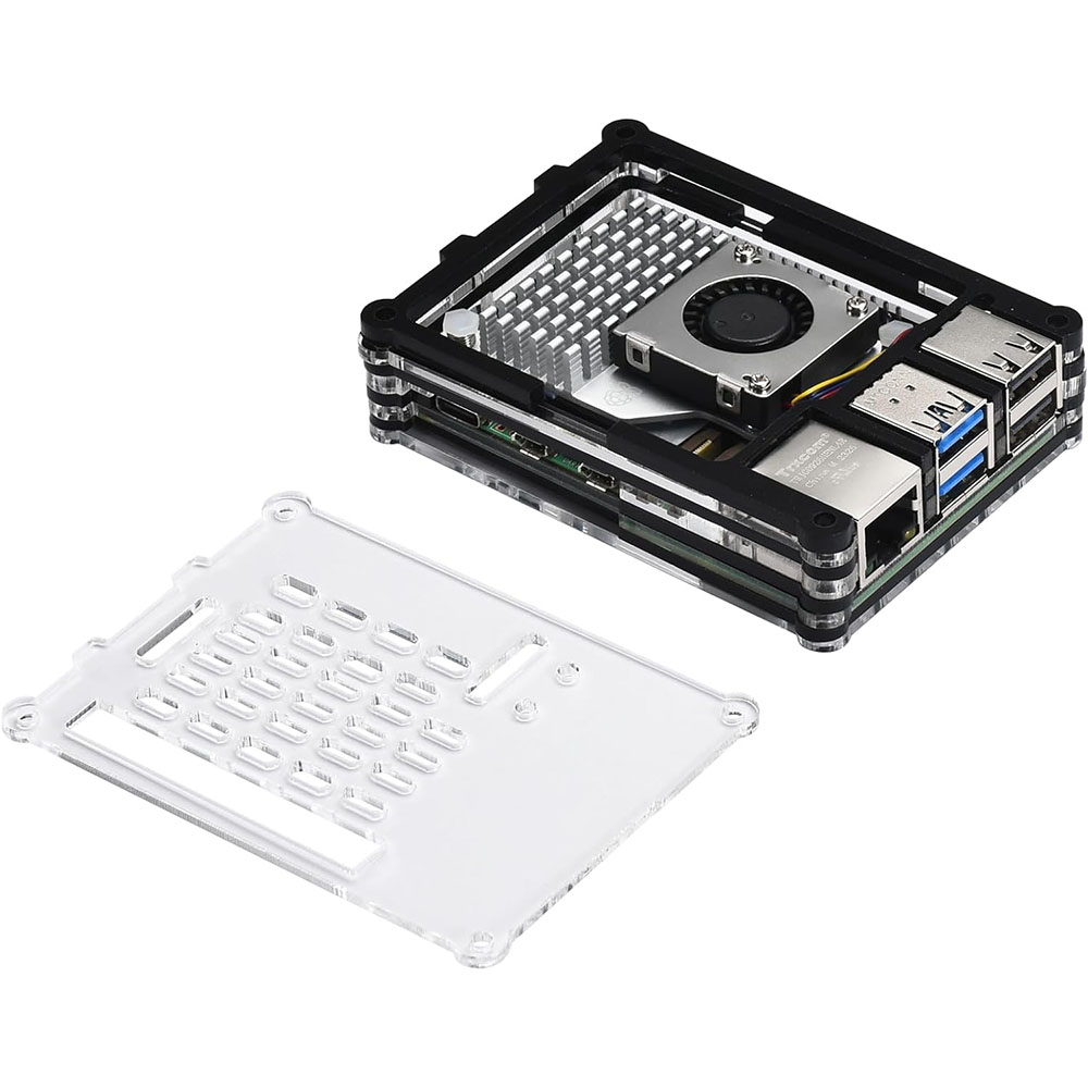 Acryl gehäuse mit aktivem Kühl – Raspberry Pi 5 8Gb Kit Bewertung und Preis